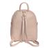 Rucsac din piele naturala, model DiAmanti Salvo Rose Taupe